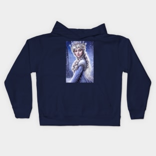 Snow Princess 04 Kids Hoodie